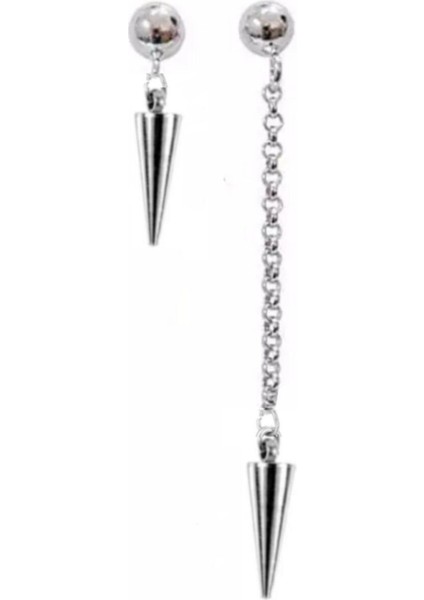 Mızrak Sallantılı İkili Küpe