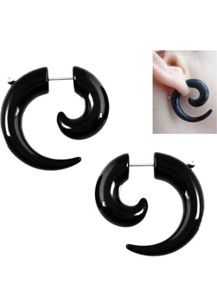 Salyangoz Boynuz Küpe 2 Adet