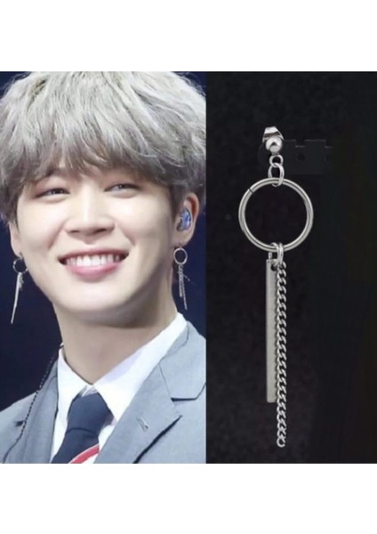 Kore Style Kadın Erkek Sallantılı Küpe