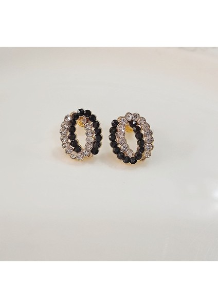 Taşlı Çift Renkli Abiye Küpe fırsatları