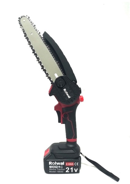 Profesyonel 21V 2.0AH Şarjlı Dal Budama Testeresi 20 cm