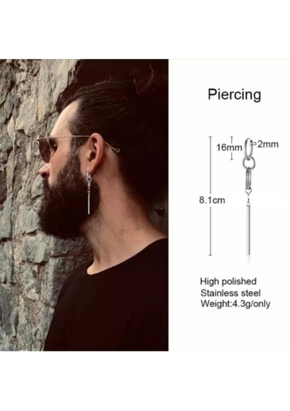 Uzun Kore Style Küpe