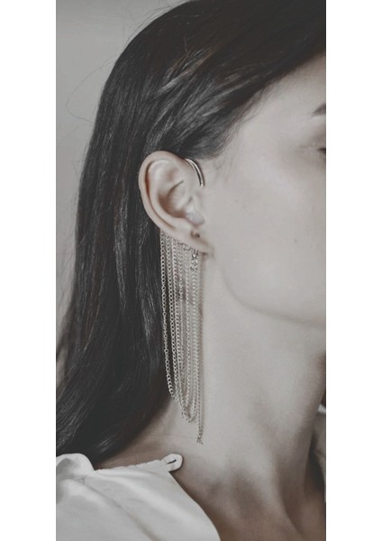 Ear Cuff Küpe - Geçmeli Kulak Aksesuarı fiyatları