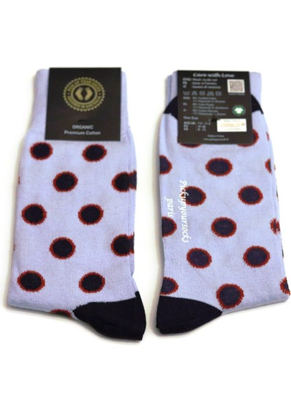 Pick Up Your Socks Organik, Pamuklu, Dikişsiz, Özel Tasarım Erkek Çorap. 41-46 Beden.