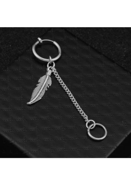 Delksiz Sıkıştırmalı Kore Style Fake Küpe