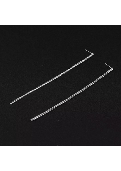 Su Yolu Taşlı Uzun Küpe modelleri