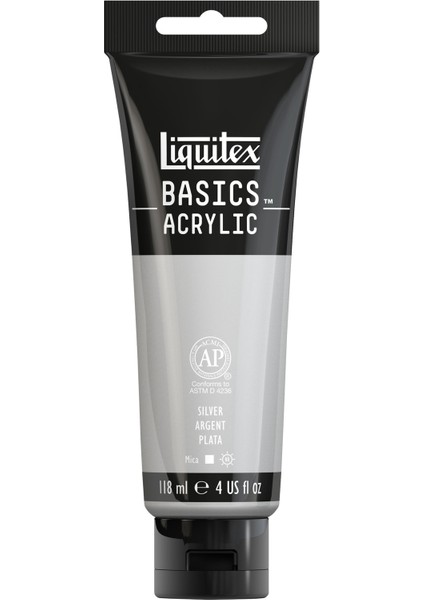 Basics Akrilik Boya 118ML Silver 52