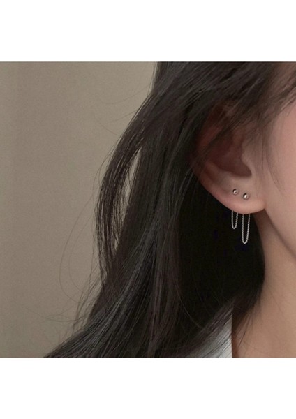 2'li Zincirli Top Küpe fiyatları