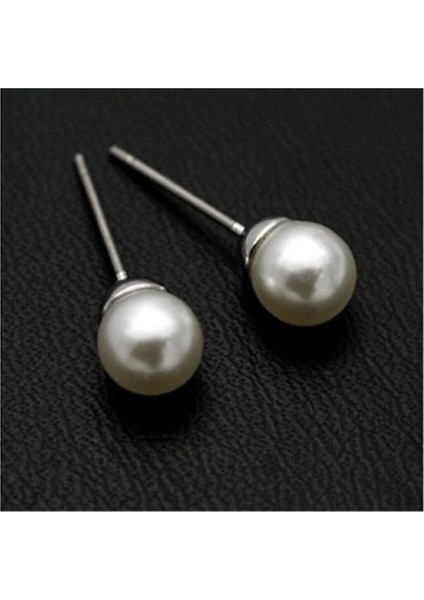 Beyaz Saplamalı İnci Küpe 2 Adet fiyatları