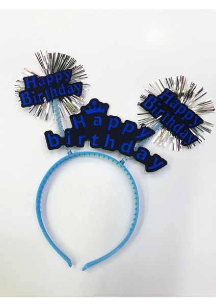 Happy Birthday Neon Renk Doğum Günü Tacı 12 Adet fırsatları