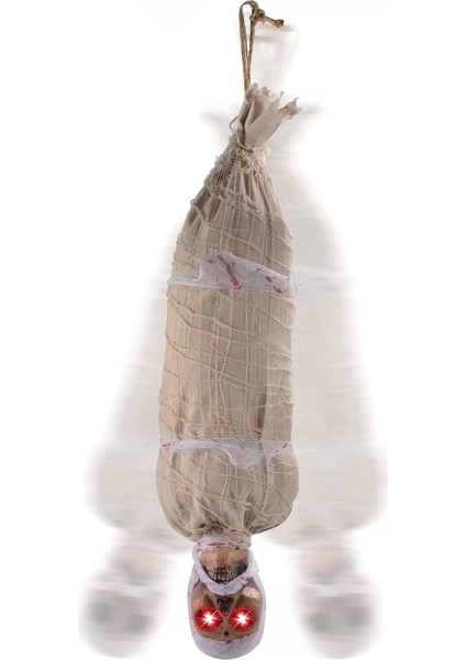 Halloween Sensörlü Işıklı Hareketli Mumya 25 x 75 cm