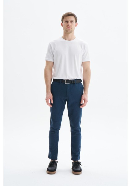 Erkek Örme Kumaş Slim Fit Dar Kesim Esnek Kumaş Pantolon K9PCD0526