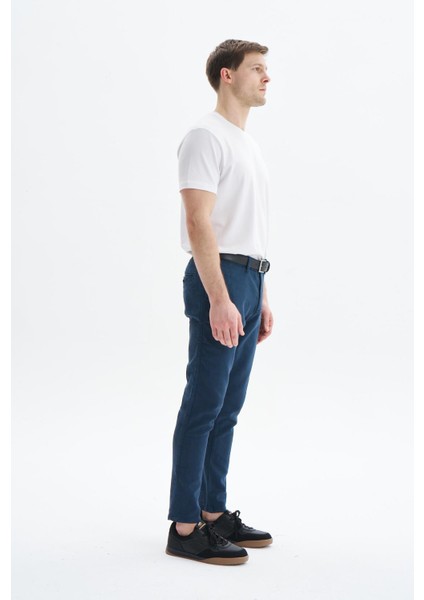 Erkek Örme Kumaş Slim Fit Dar Kesim Esnek Kumaş Pantolon K9PCD0526