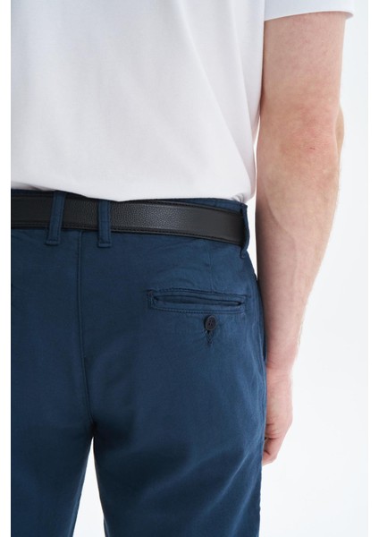 Erkek Örme Kumaş Slim Fit Dar Kesim Esnek Kumaş Pantolon K9PCD0526