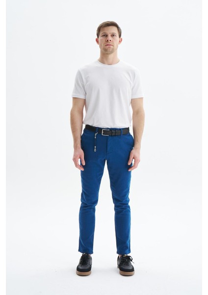 Erkek Örme Kumaş Slim Fit Dar Kesim Esnek Kumaş Pantolon K9PCD0526