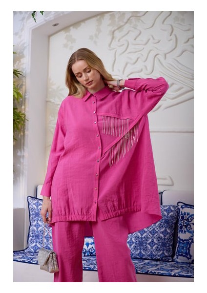 Moodbasic Püskül Zincir Aksesuarlı Takım