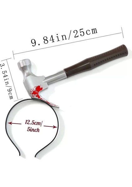 Kafaya Saplanmış Kahverengi Saplı Çekiç Şaka Tacı modelleri