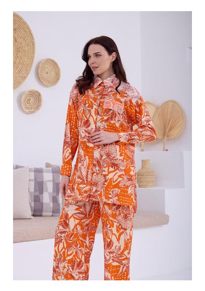 Marwa By Moodbasic Pulpayetli Desenli Takım