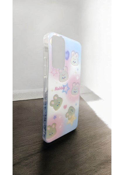 Xiaomi Redmi Note 12S Sevimli Tavşan Desenli Kılıf
