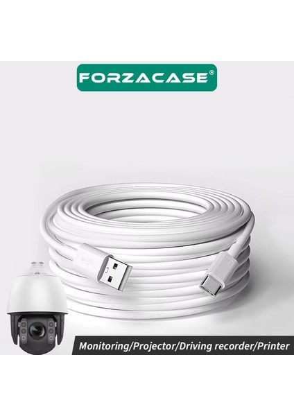 3A Type-C USB Şarj ve Data Kablosu 3 Metre Beyaz - FC971