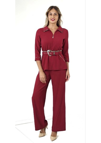 Trend Kadın Modayı Cesur Bir Adım Ileri Taşıyan Leopar Detaylı Kemerli Tulum Modelimizle Tanışın! fiyatları