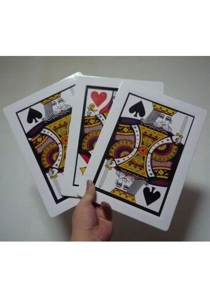 Üç Kart Monte Sihirbazlık Oyunu Basit Etkileyici Sihirbazlık Oyunu 0040- 3 Kart Fiyatı