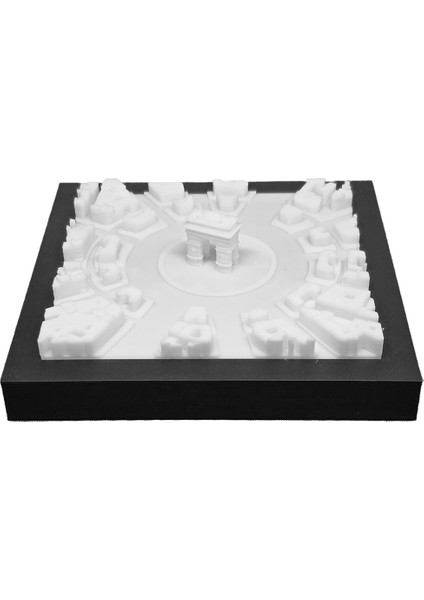 Fransa Paris Arc De Triomphe Zafer Takı Minyatür Duvar ve Masa Dekorasyonu Üç Boyutlu Mini Tablo modelleri