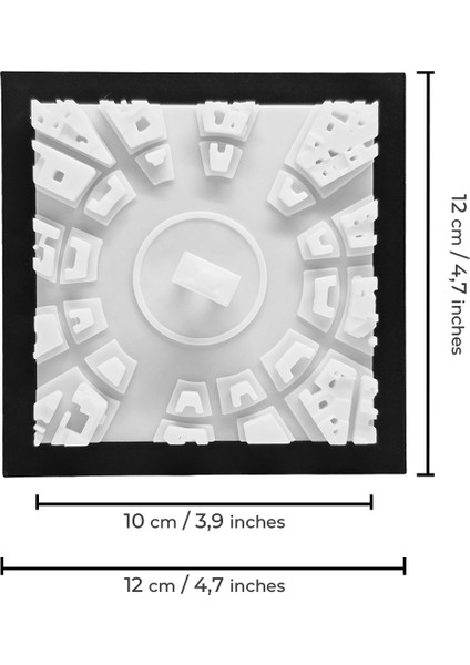 Fransa Paris Arc De Triomphe Zafer Takı Minyatür Duvar ve Masa Dekorasyonu Üç Boyutlu Mini Tablo fırsatları