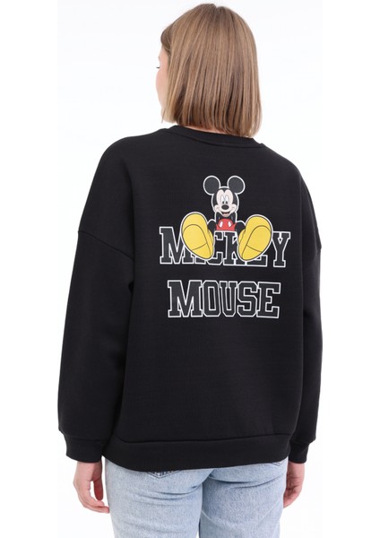 Wl June 16GFL547 3pr Siyah Kadın Sweatshirt fiyatları