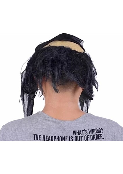 Lateks Saçlı Sakallı Korsan Maskesi modelleri