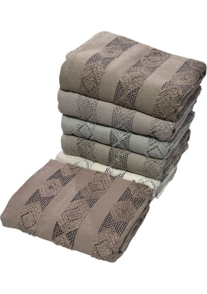 Bamboo Life Kilim 6'lı Elyüz Havlu 50X90