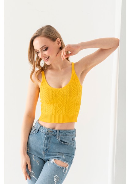 Saç Örgüsü Askılı V Yaka Crop Top, Body, Şık Rahat V Yaka Fitilli Kolsuz T-Shirt Krop, Askılı Krop. fiyatları