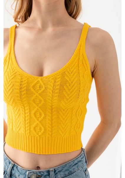 Saç Örgüsü Askılı V Yaka Crop Top, Body, Şık Rahat V Yaka Fitilli Kolsuz T-Shirt Krop, Askılı Krop. modelleri