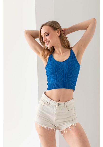 Saç Örgüsü Askılı V Yaka Crop Top, Body, Şık Rahat V Yaka Fitilli Kolsuz T-Shirt Krop, Askılı Krop. modelleri