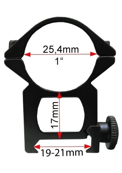 Çift Vidalı 22 mm Dürbün Montaj Ayağı fiyatları