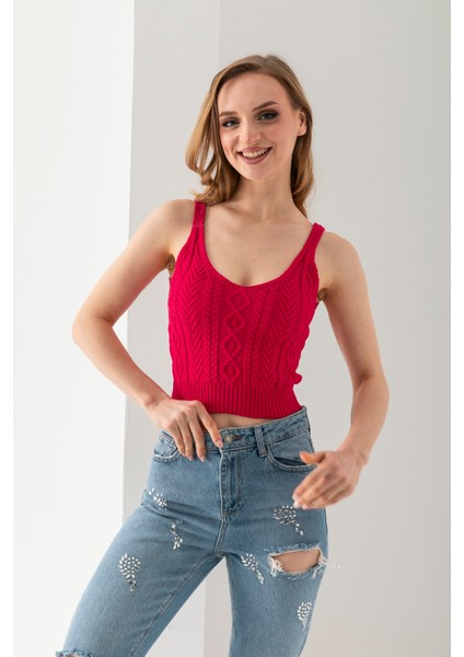 Saç Örgüsü Askılı V Yaka Crop Top, Body, Şık Rahat V Yaka Fitilli Kolsuz T-Shirt Krop, Askılı Krop. fiyatları