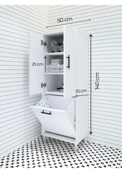 Bygolden Çok Amaçlı Sepetli Mutfak ve Banyo Dolabı modelleri