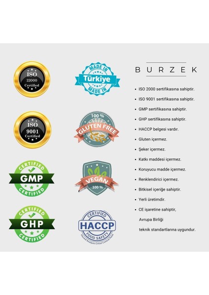 ZB SAĞLIKLI YAŞAM | BURZEK - Kurkumin ve Bentonit Kili İçeren Takviye Edici Gıda - 100 ml