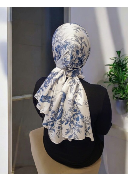 Twill Kuş Desen Şal