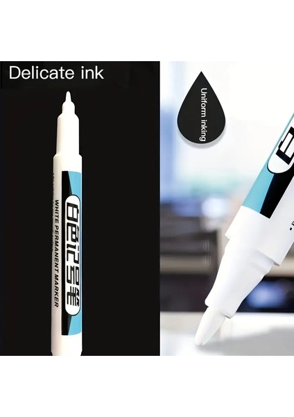 Lastik Kalemi Beyaz 2.5mm Suya Kötü Hava Şartlarına Karşı Dayanıklı