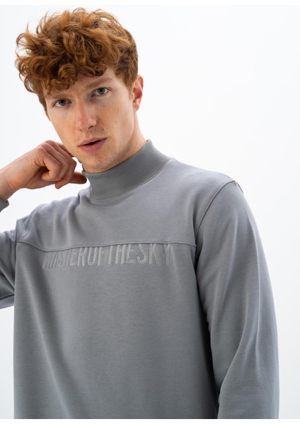 Erkek Regular Fit Balıkçı Yaka Sweatshirt K26254925201