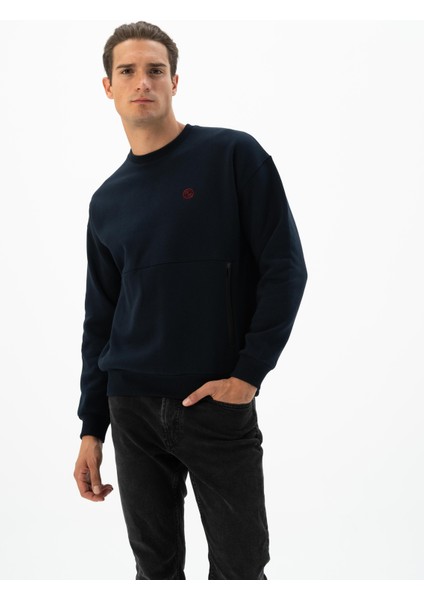 Erkek Bisiklet Yaka Sweatshirt K24124909401 fırsatları