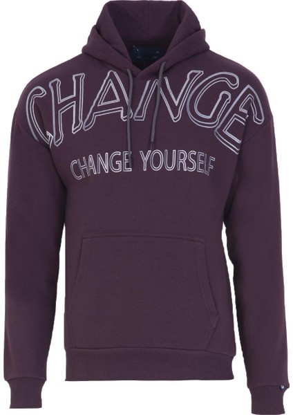 Erkek Regular Fit Kapüşonlu Sweatshirt K22254919201