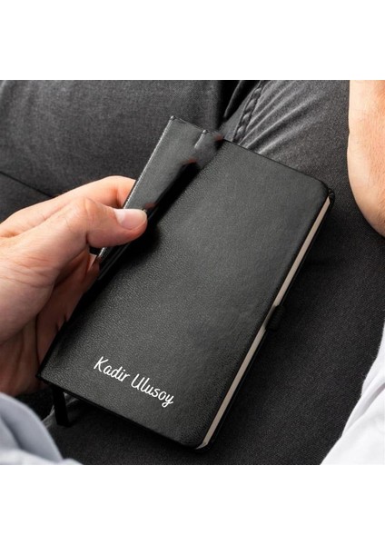 Kişiye Özel Deri Not Defteri ve Sevimli Kedi Çidarlı Cam Bardak Hediye Seti fırsatları