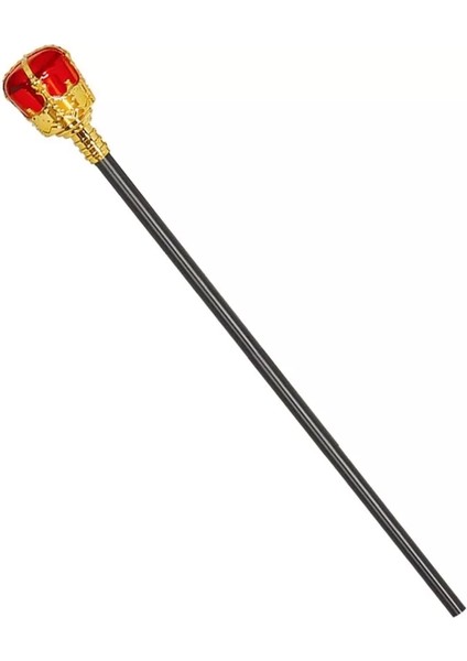 Taşlı Altın Renk Prenses Tacı ve Kırmızı Kraliyet Prenses Asası fiyatları