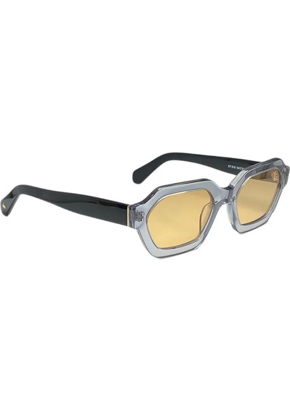 ST816 54 21 145 Kadın Güneş Gözlüğü Turuncu Cam Kemik Çerçeve UV400 Moda Aksesuar modelleri