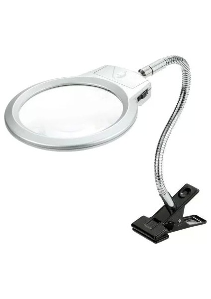 2.5X90 mm 5X24 mm Büyüteç, Mandallı Metal Hortumlu Masa Üstü Büyüteç fiyatları