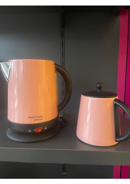 Awox Pembe Demplus Çelik Çay Makinesi