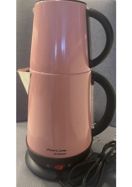 Awox Pembe Demplus Çelik Çay Makinesi