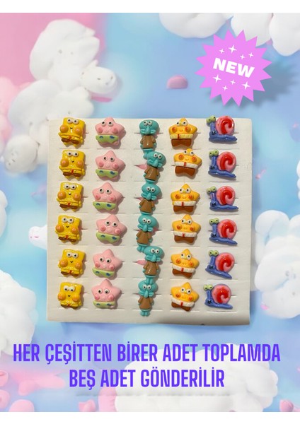 5'li Şirin Çocuk Yüzükleri